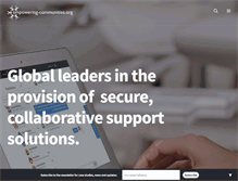Tablet Screenshot of empowering-communities.org